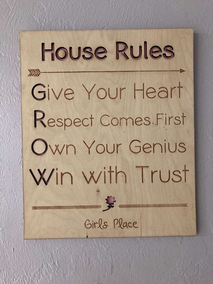 House Rules online puzzle