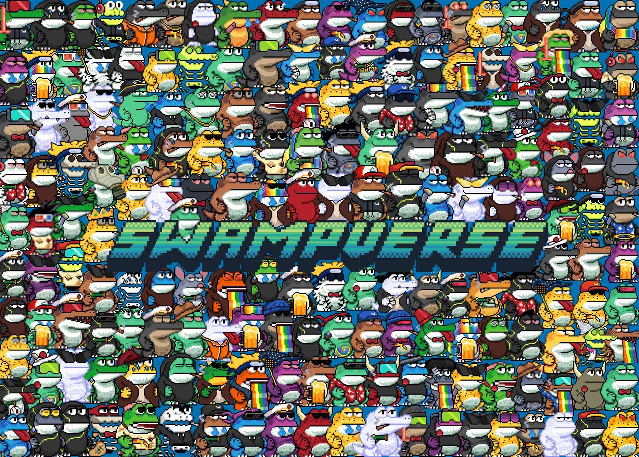 SWAMPVERSE FAMILY PHOTO! online puzzle