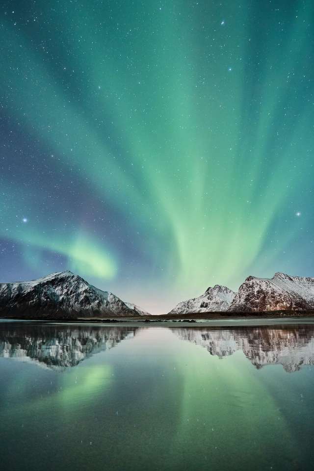 Northern Lights puzzle online from photo