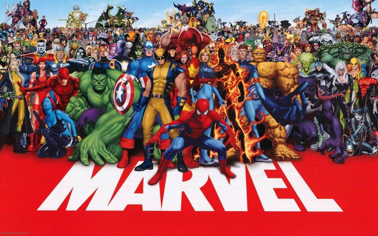 Marvelovští superhrdinové online puzzle