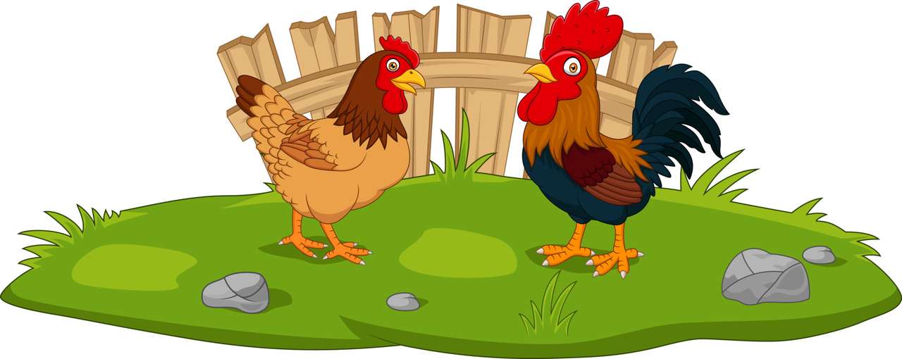 鶏と鶏 写真からオンラインパズル