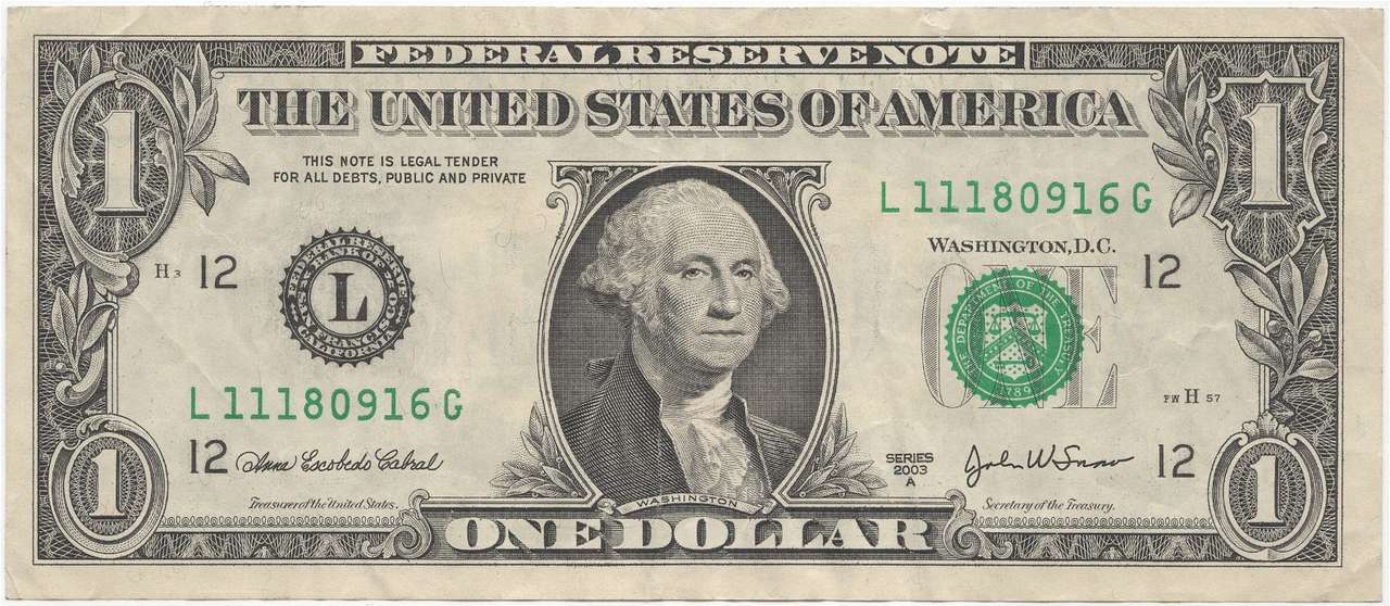 dollar puzzle puzzle online from photo
