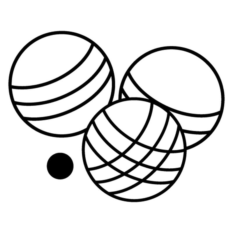 Petanque balls online puzzle