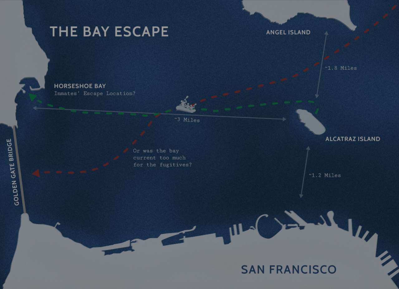 Alcatraz-Flucht Online-Puzzle
