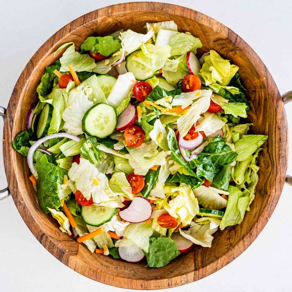 Gemengde salade puzzel online van foto