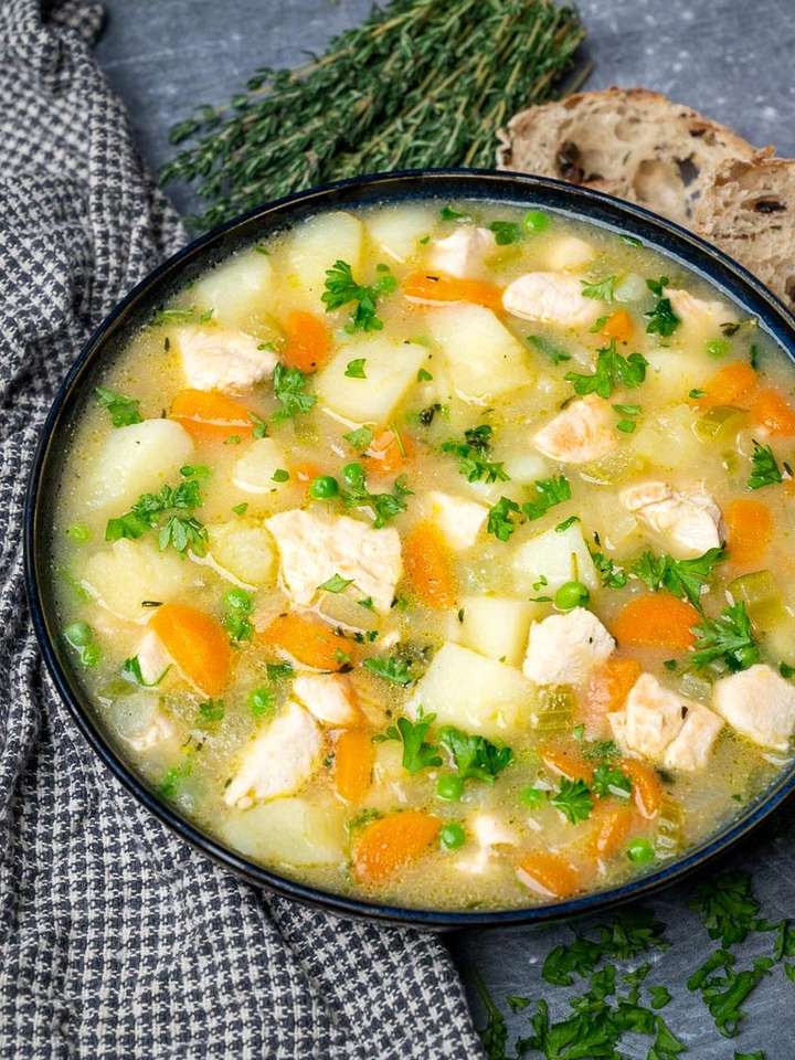 HOT SOUP puzzle online from photo