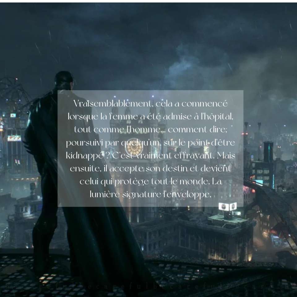 Gotham escreveu A puzzle online