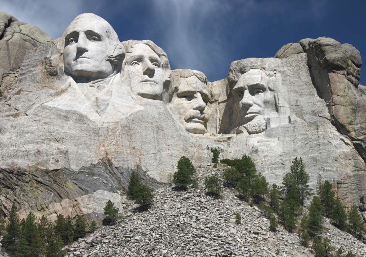 Mount Rushmore pussel online från foto
