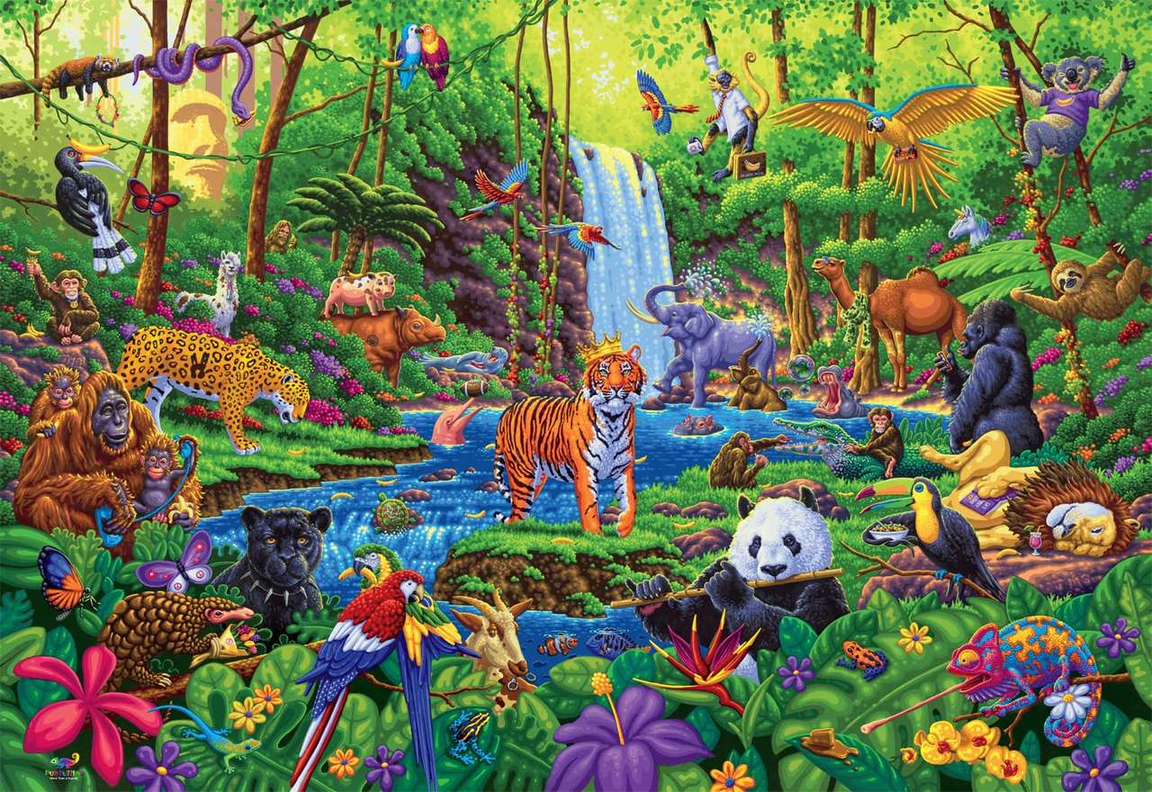 esőerdő online puzzle