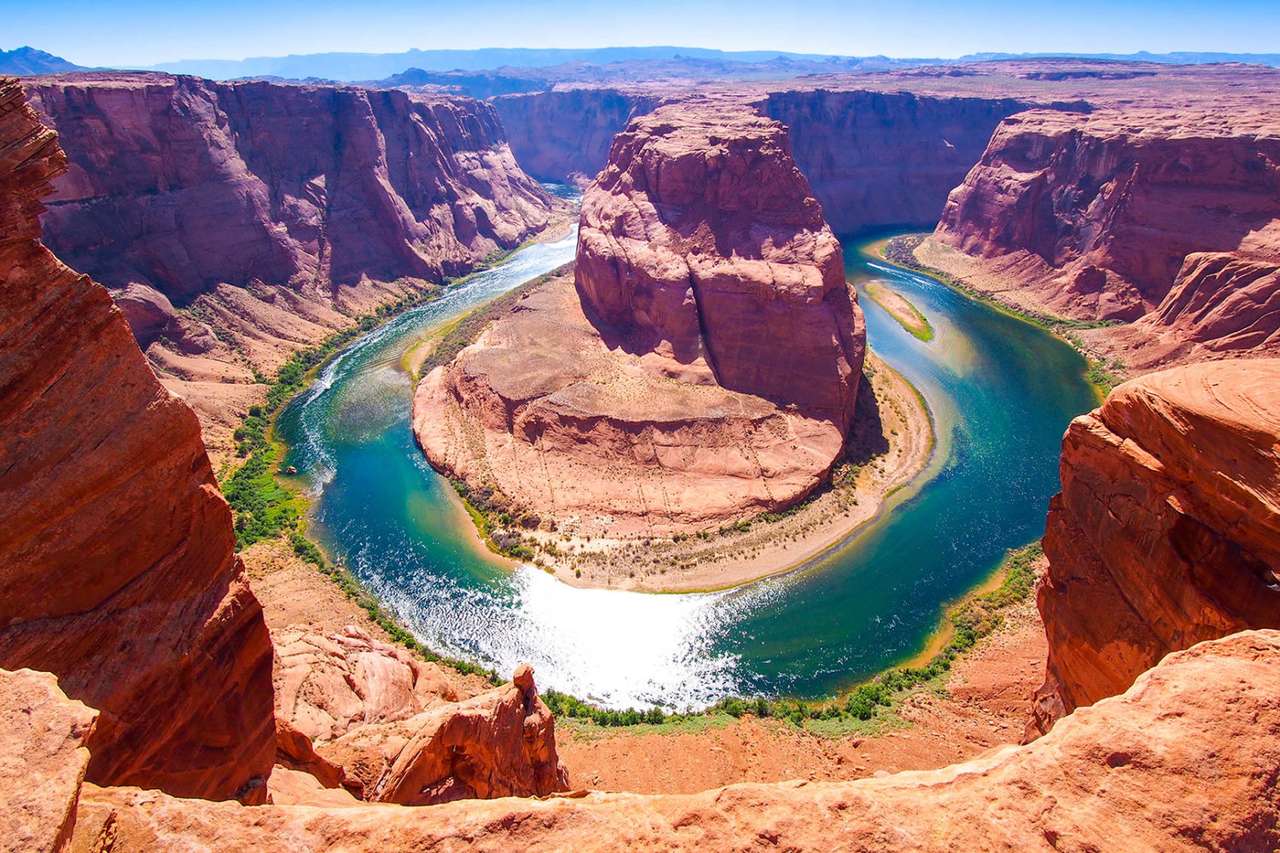Circle In Canyon puzzle online from photo