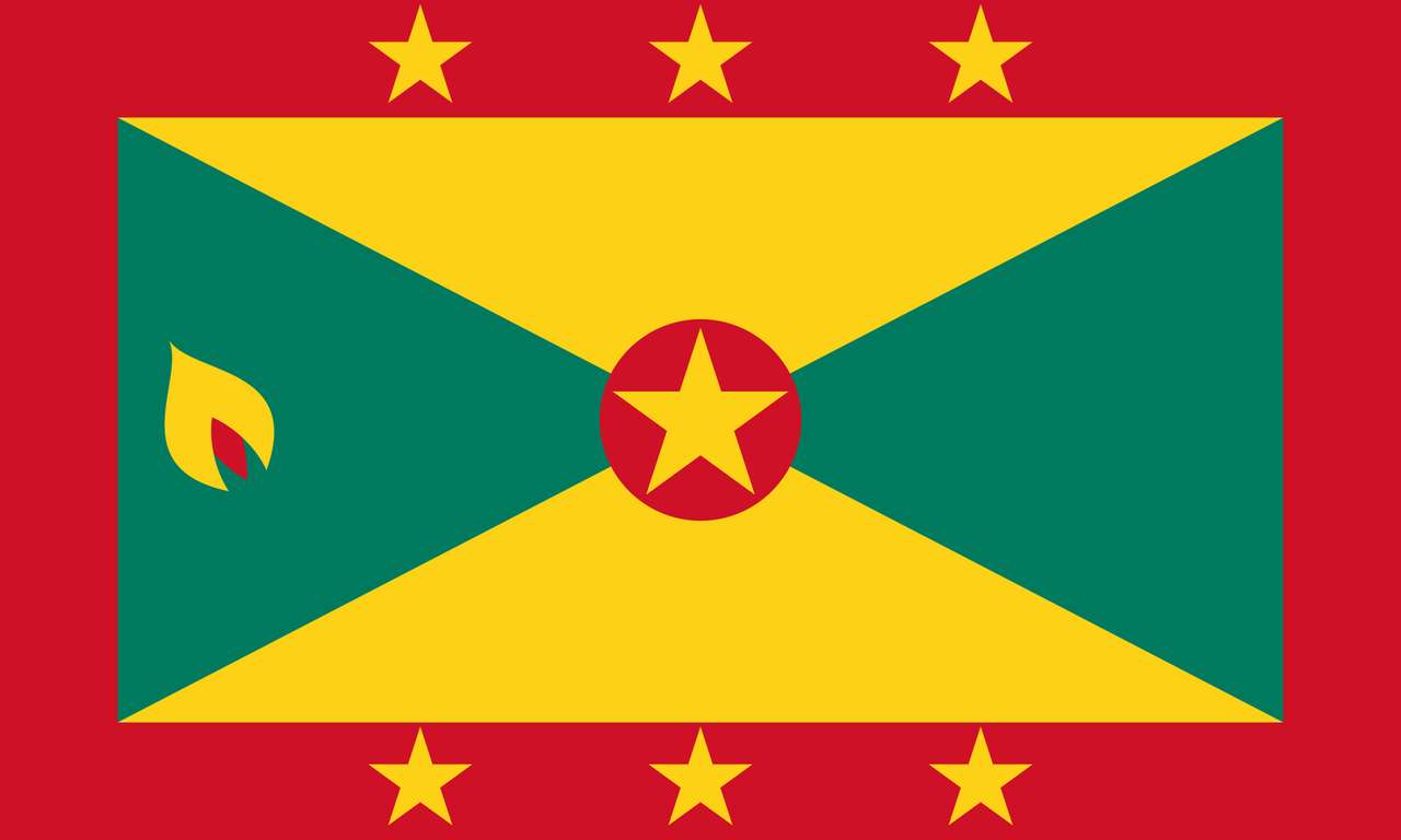 Σημαία της Γρενάδας παζλ online από φωτογραφία