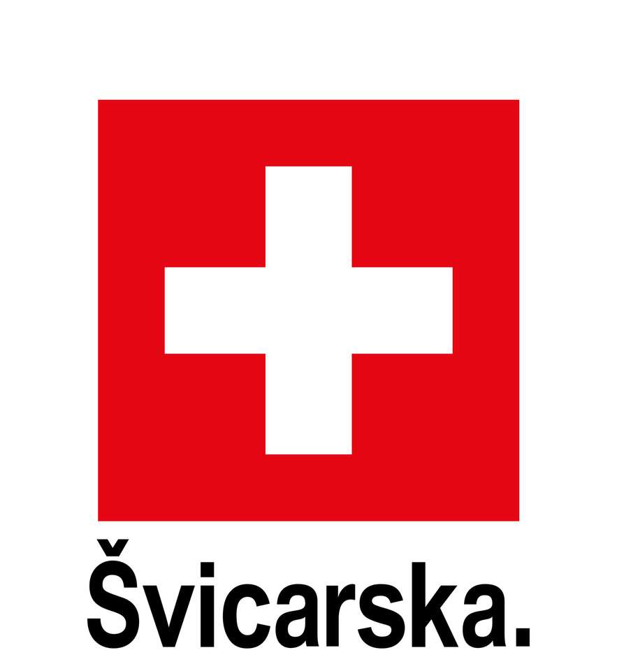 Swiss flag online puzzle