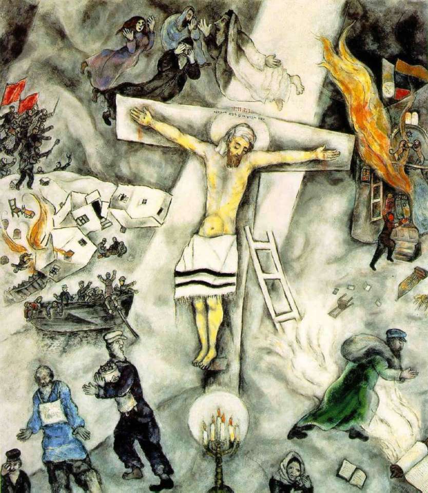 Crucifixion blanche puzzle en ligne