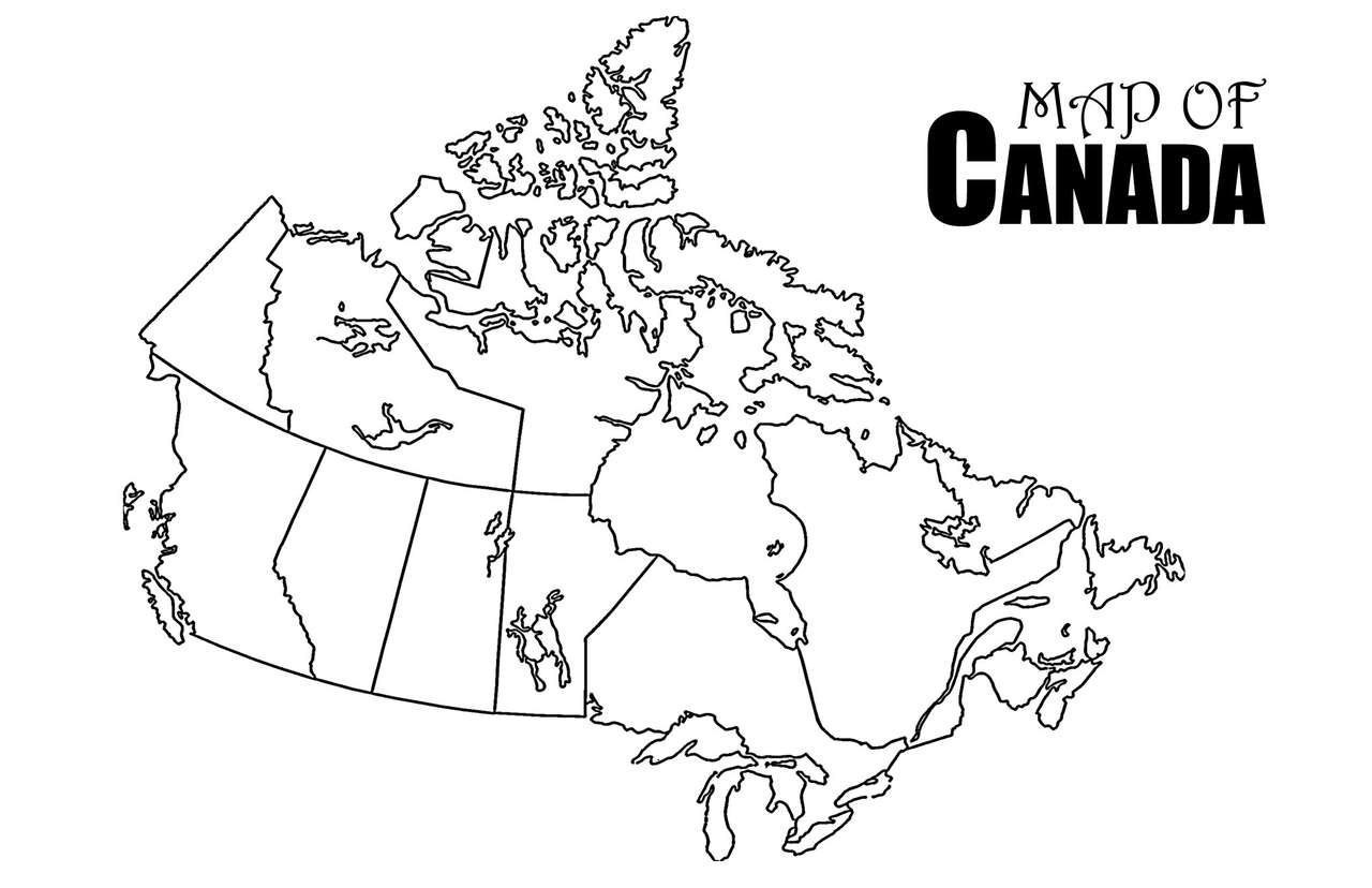 Provincias de Canadá puzzle online a partir de foto