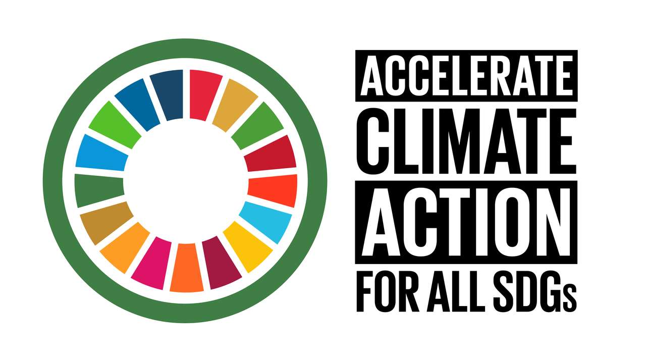 Klimatåtgärder för SDG pussel online från foto