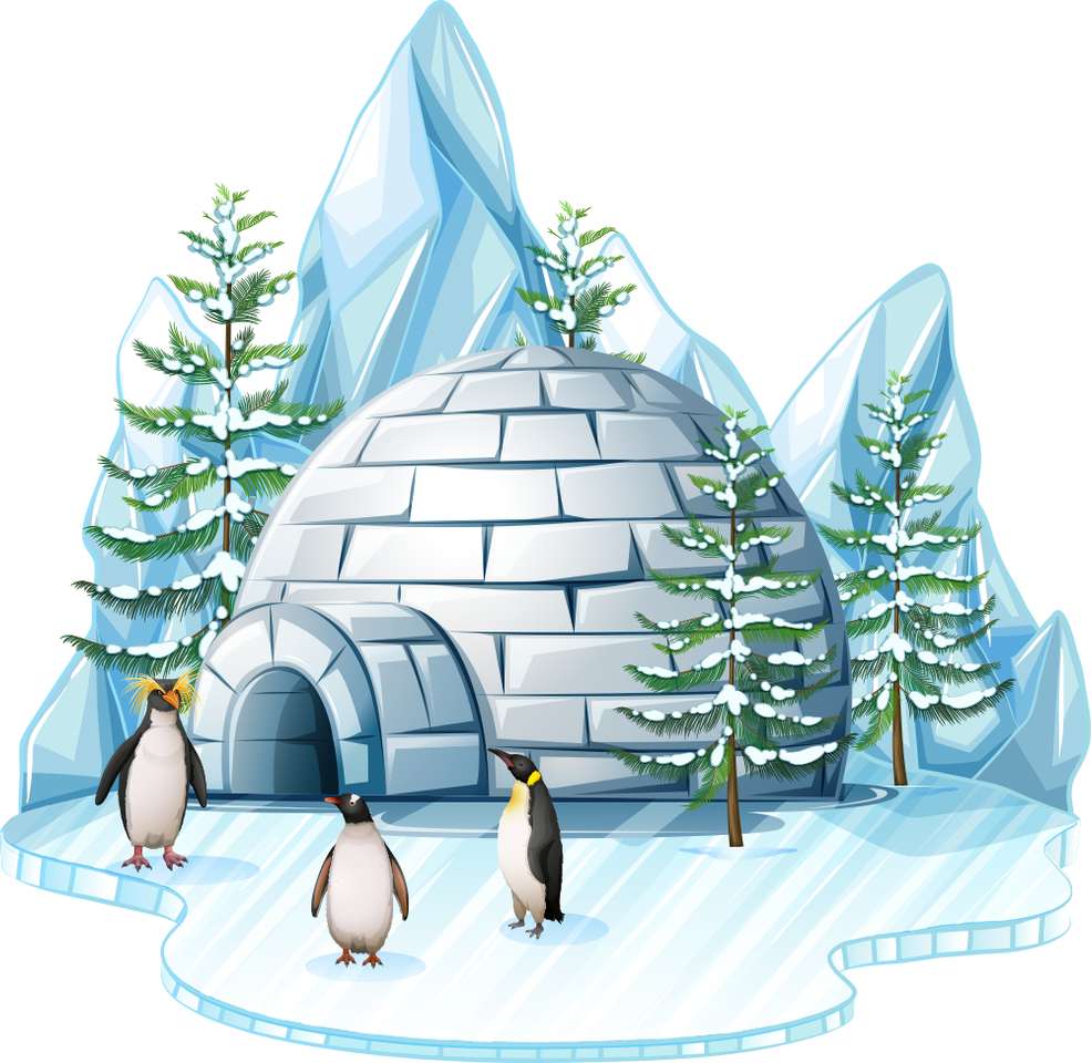 ペンギンとイグロ オンラインパズル