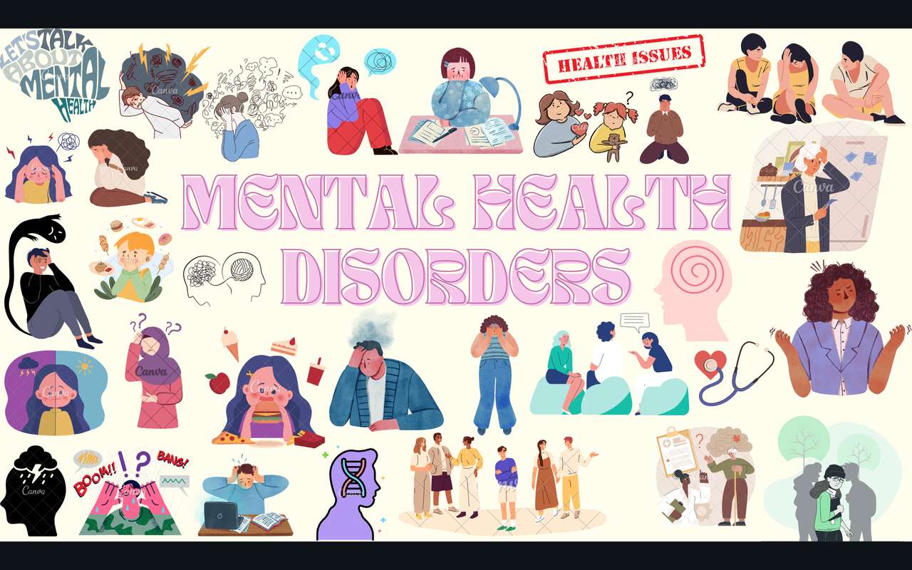 Distúrbios de saúde mental puzzle online a partir de fotografia