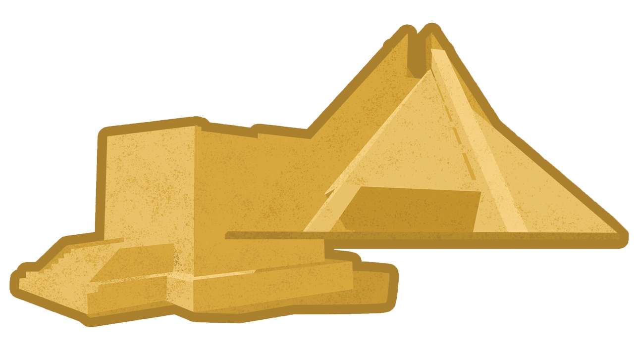 piramidi puzzle online da foto
