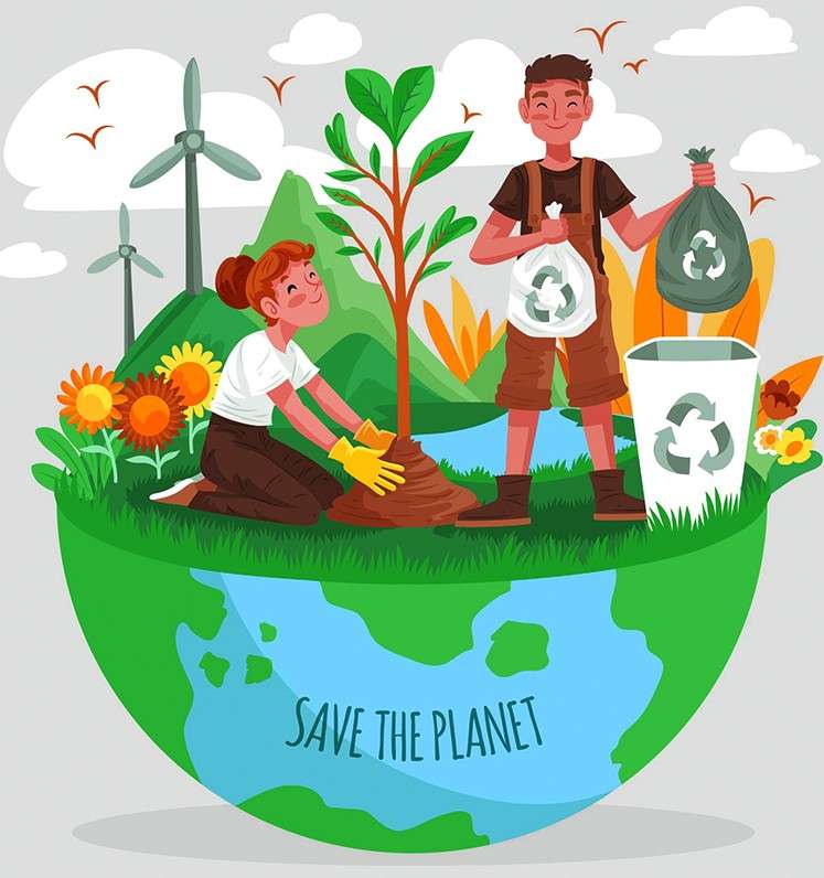 rädda planeten Pussel online