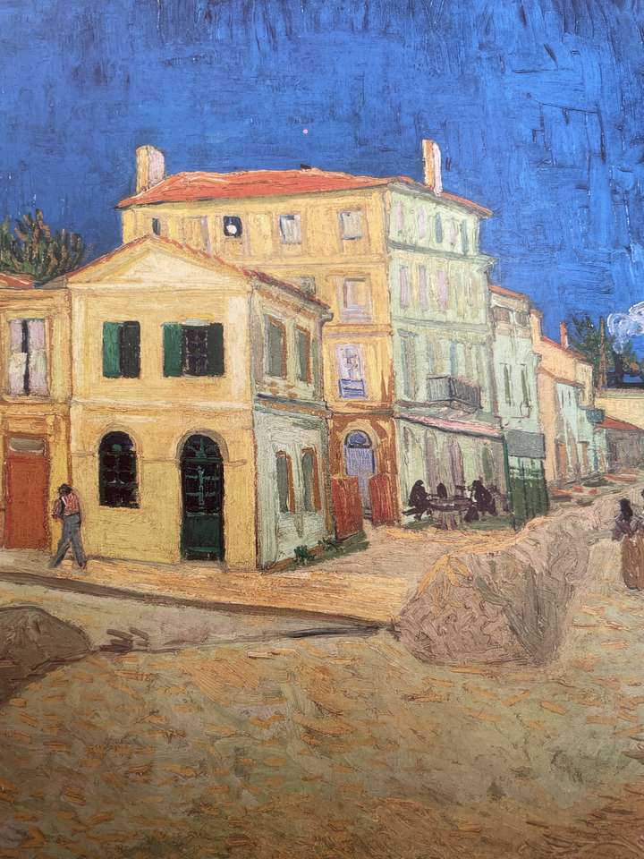 Van Goghs gelbes Haus Online-Puzzle