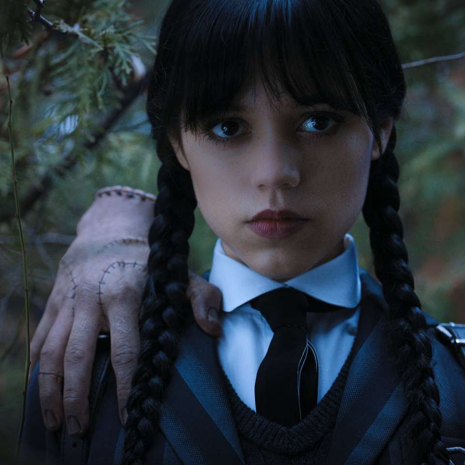 wensday addams puzzle online from photo