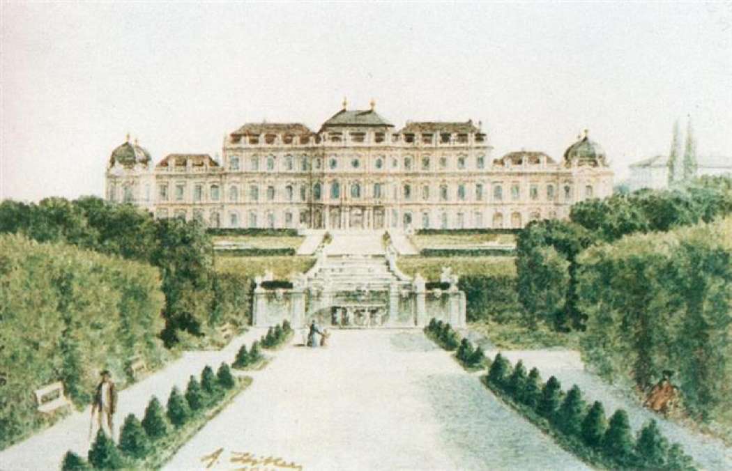 Schloß Belvedere Online-Puzzle