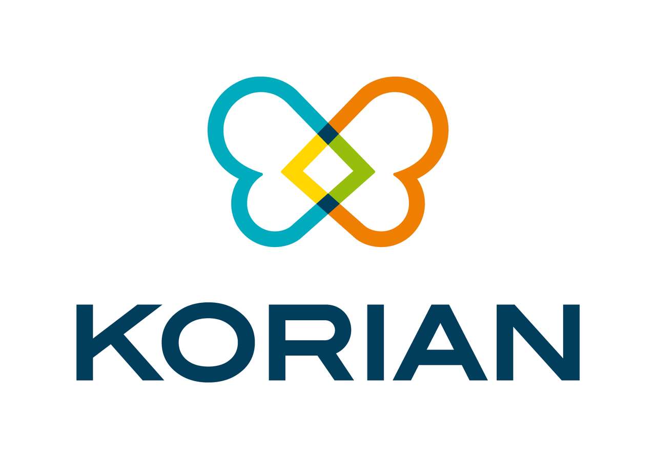 Korian logo puzzel online van foto