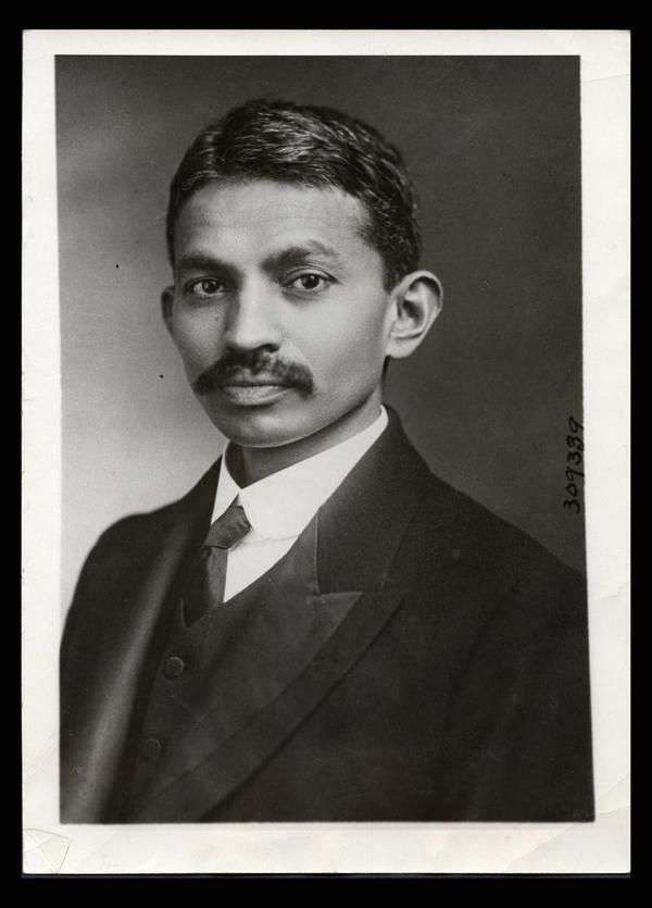 Gandhiji puzzel online van foto