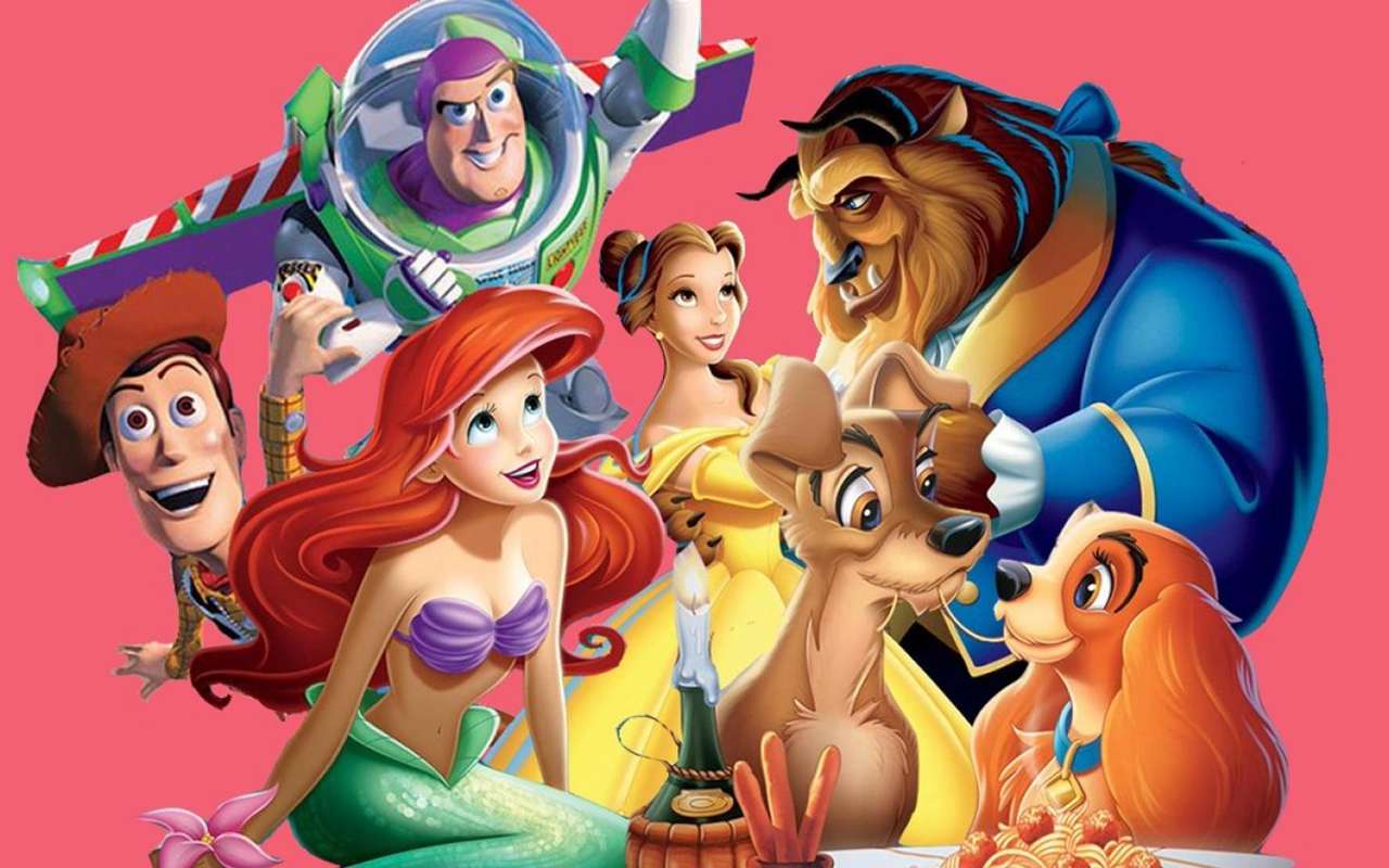 disney pink puzzle online from photo