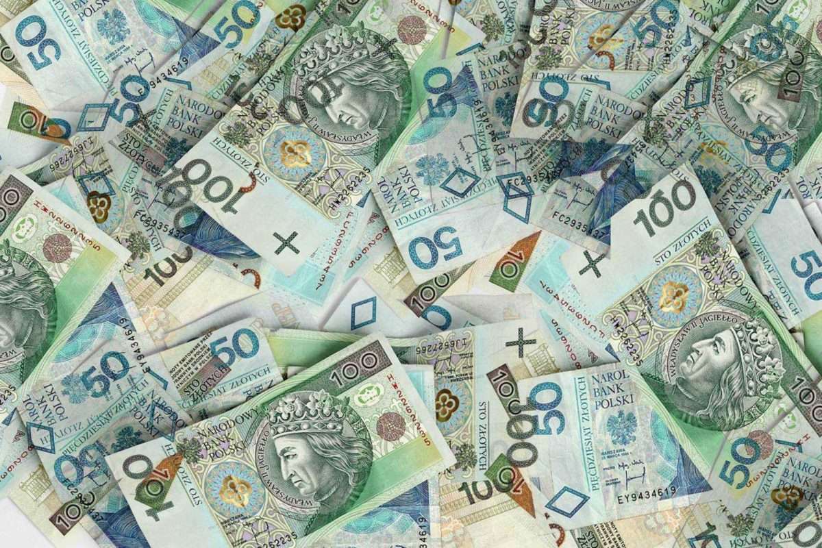 банкнота с номинална стойност 100 PLN онлайн пъзел от снимка