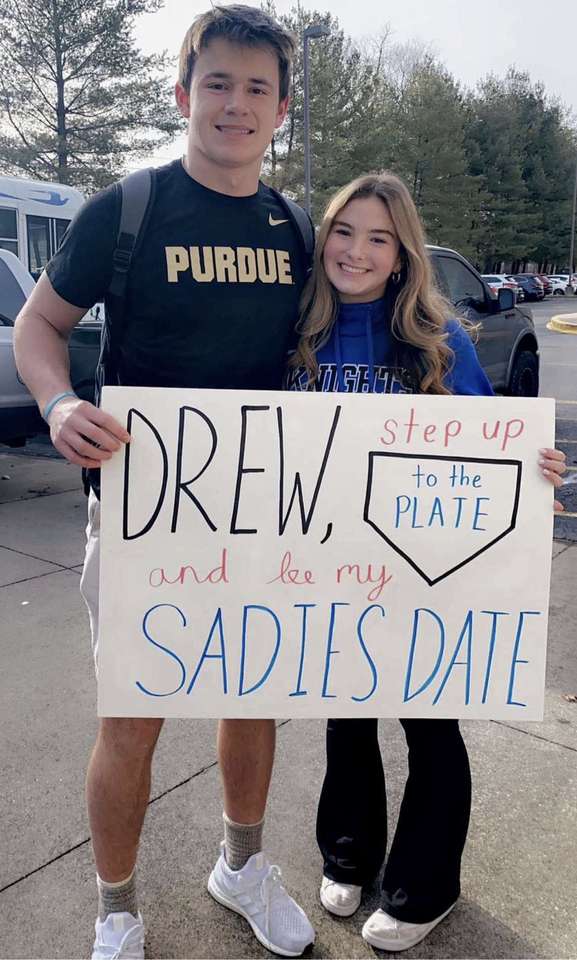 My Little Drew and his Date puzzle online from photo