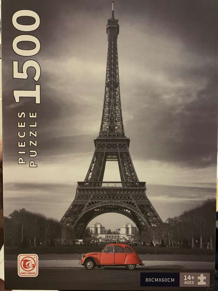 Turnul Eiffel roșu puzzle online