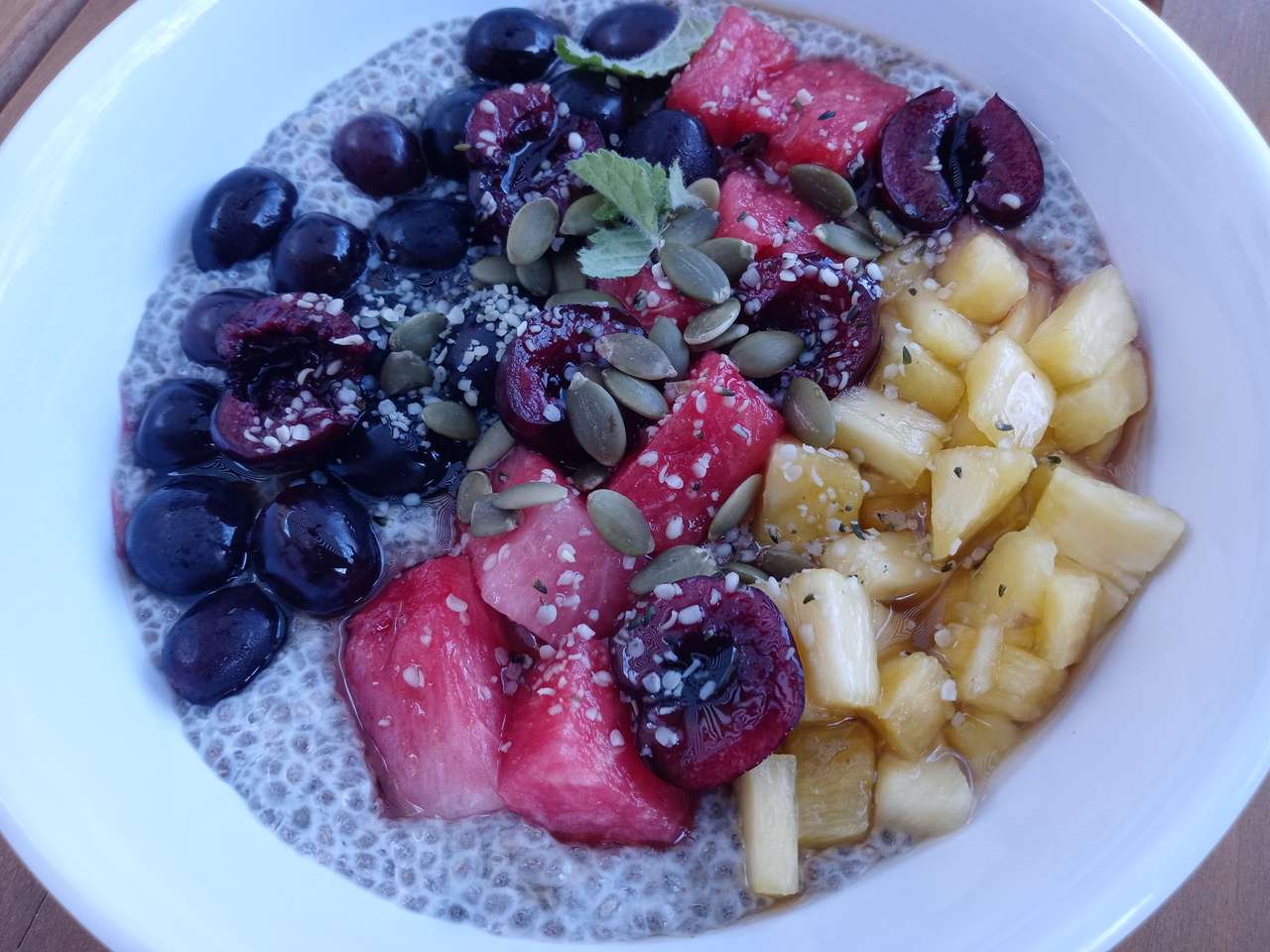 Chia Pudding puzzle online from photo
