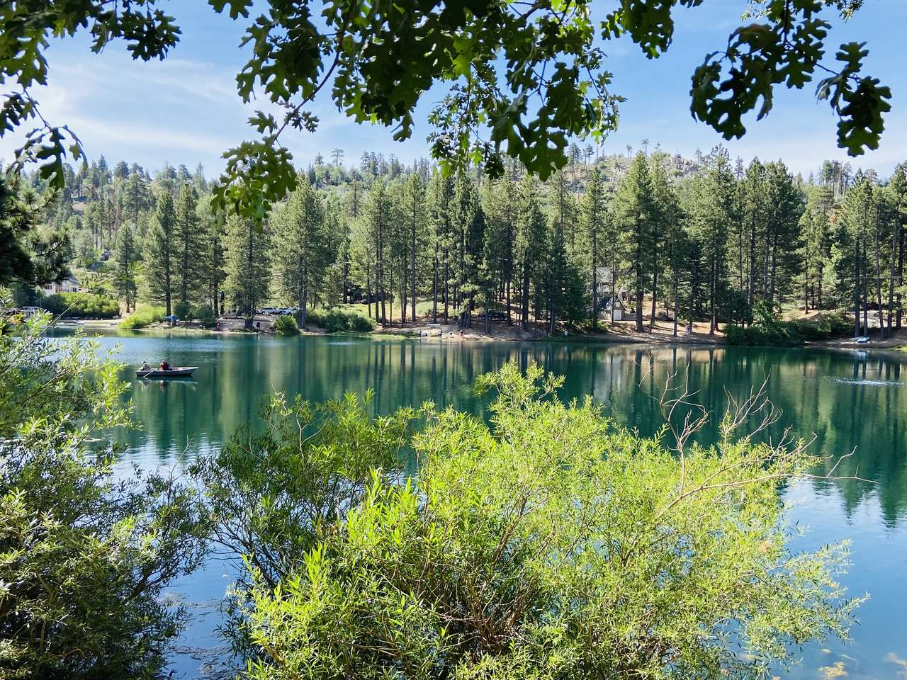 Lac de la vallée verte puzzle en ligne à partir d'une photo