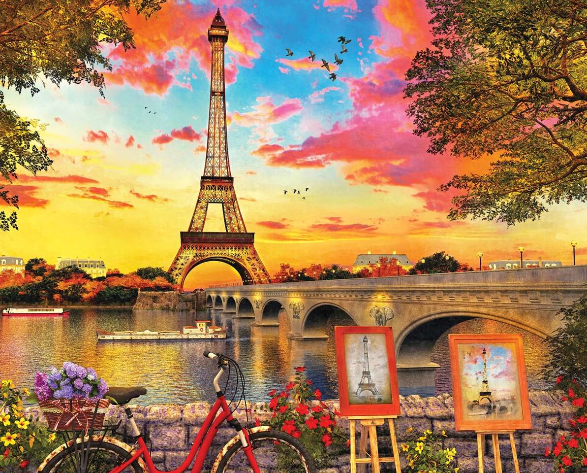 Paris France online puzzle