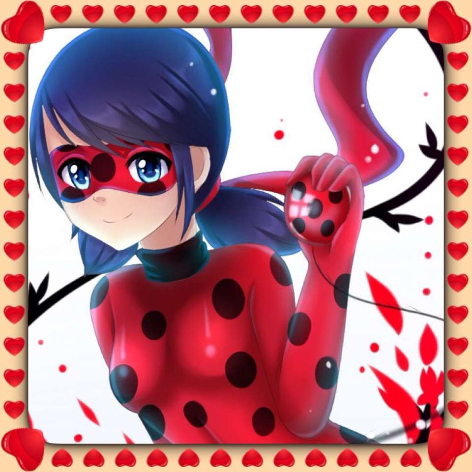 Miraculous ladybug and black cat puzzle online from photo