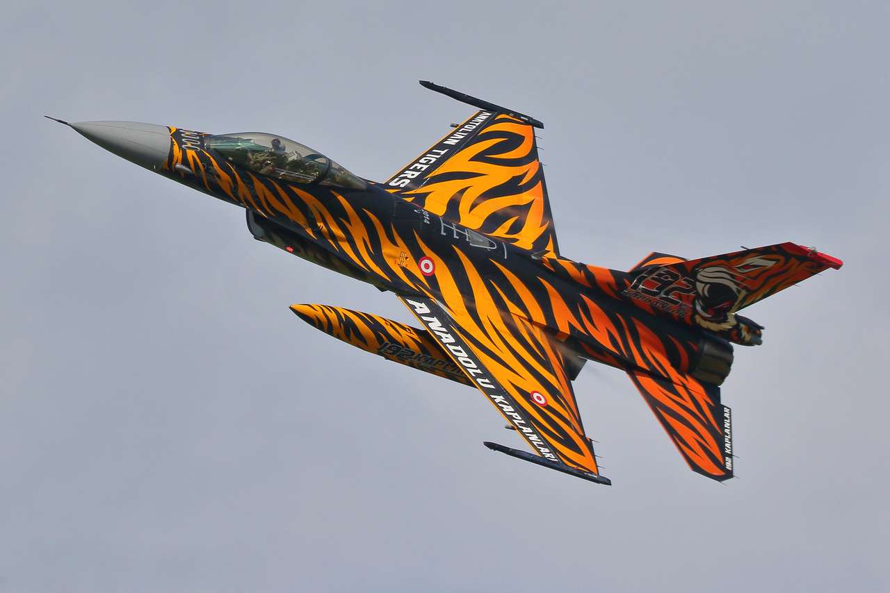Tigre F-16 rompecabezas en línea