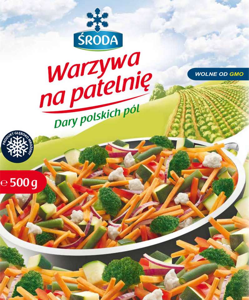 Warzywa na patelnię puzzle online z fotografie