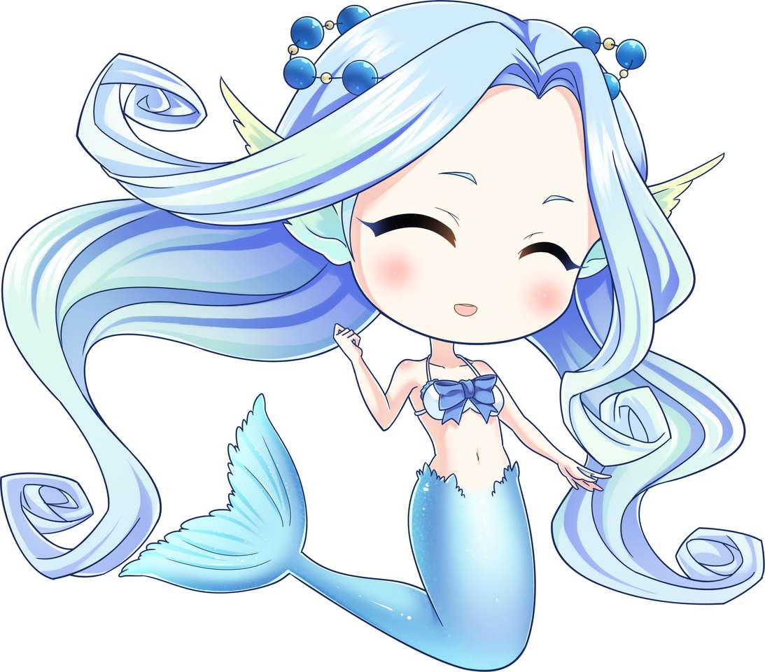 mermaid yy puzzle online from photo