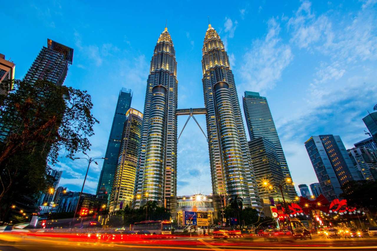 Petronas tvillingtorn Pussel online