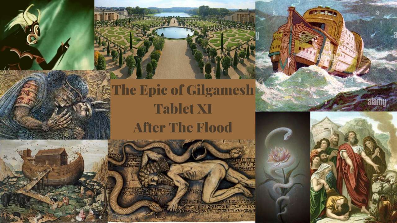 Gilgameš puzzle online z fotografie