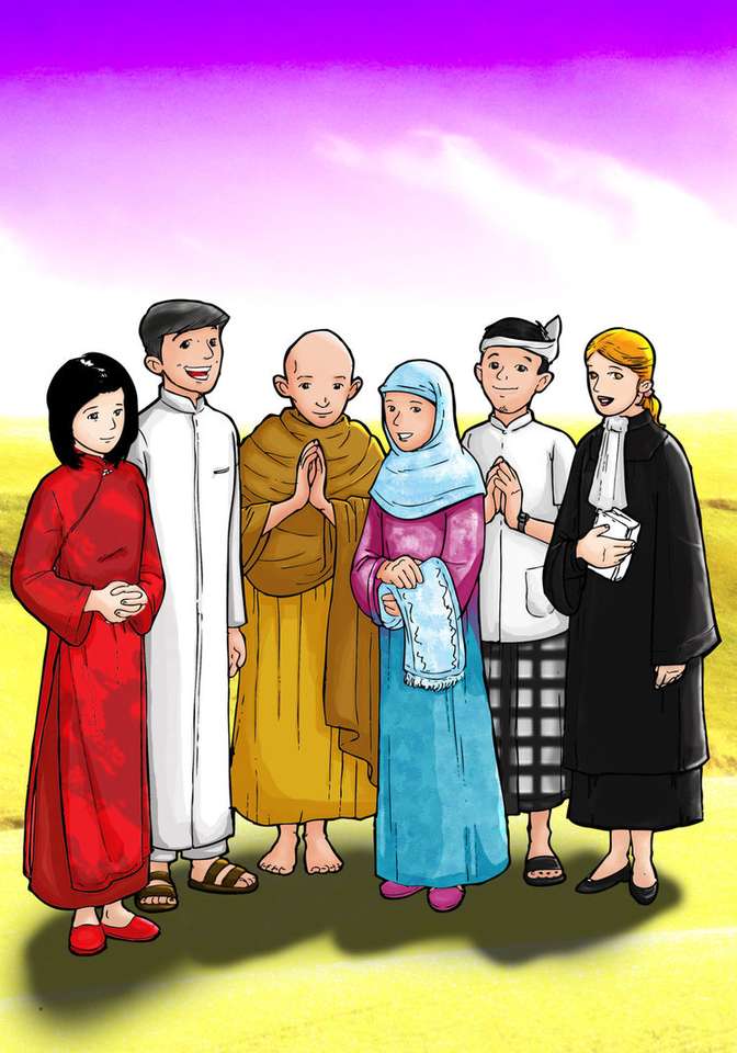 Agama di Ινδονησία online παζλ