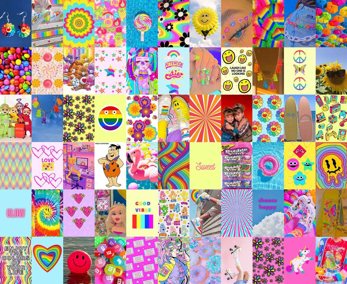 Colorful and cheerful puzzle online from photo