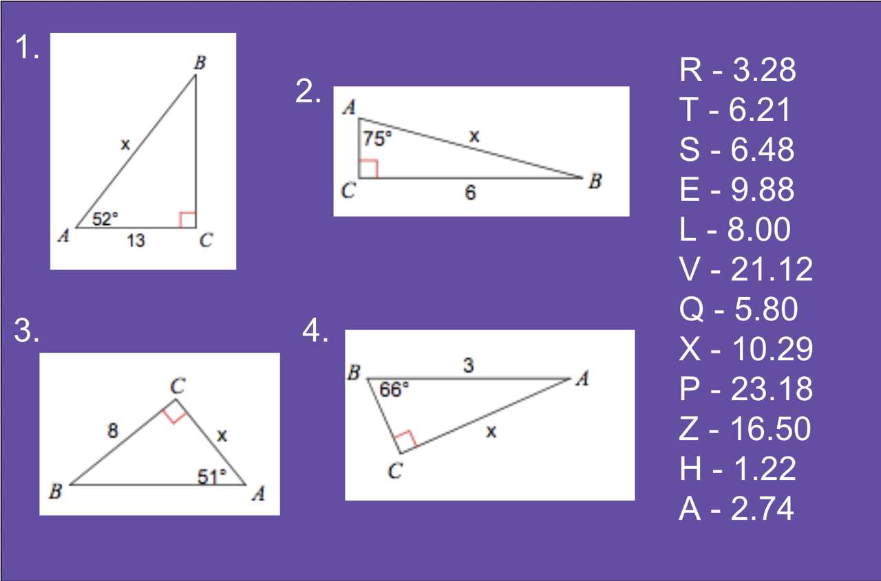 Trig Puzzle puzzle online from photo