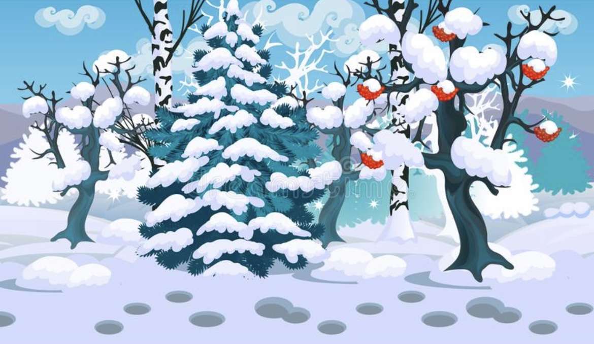 Piante in inverno puzzle online da foto