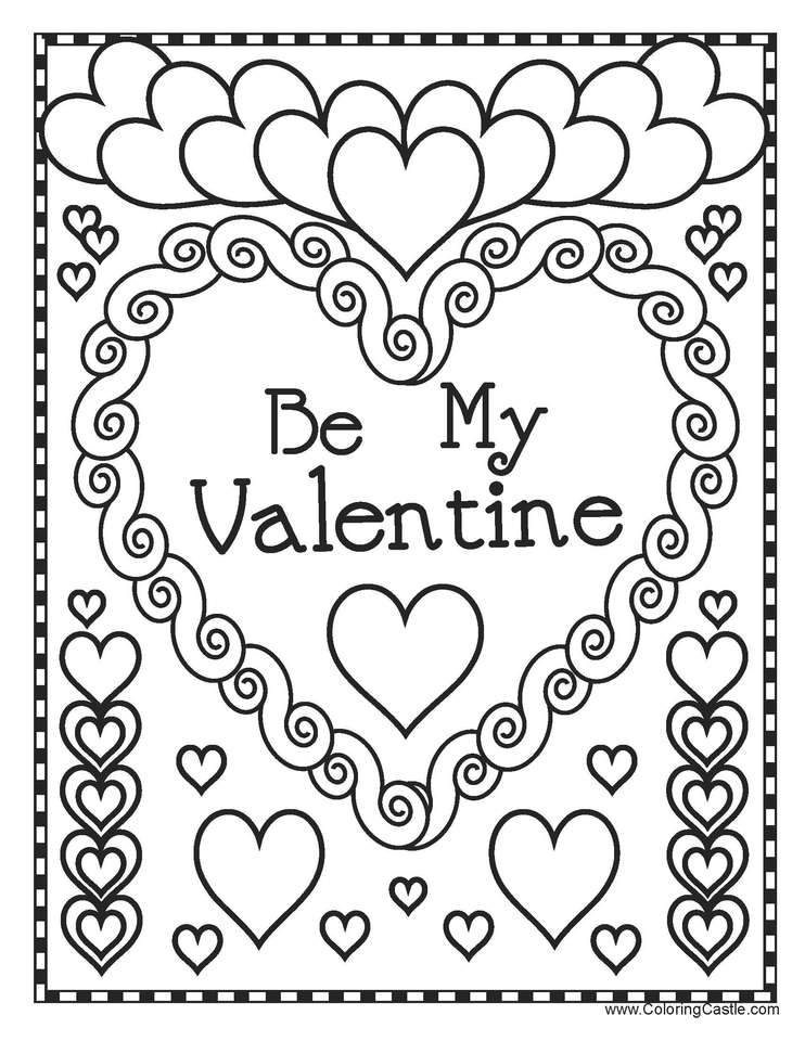 Wees mijn Valentijn online puzzel