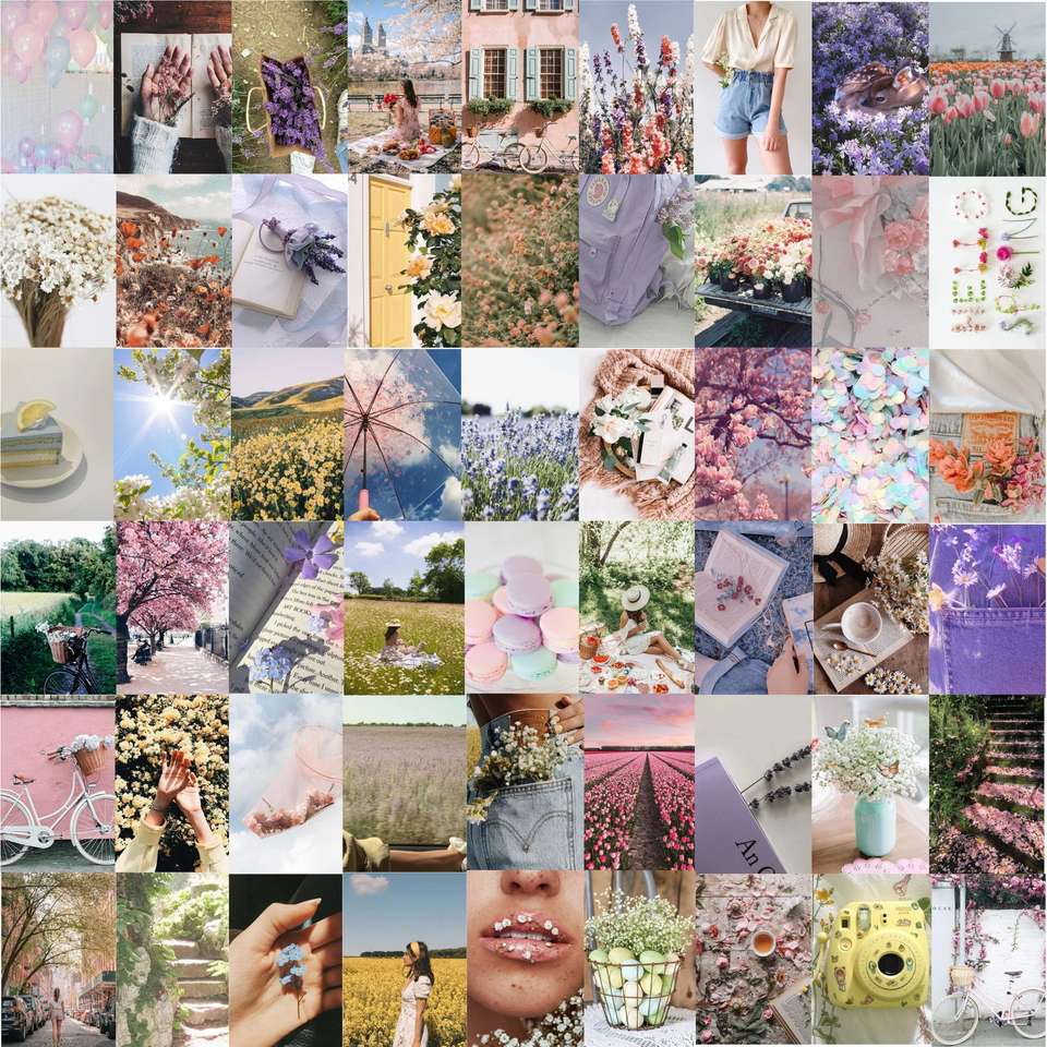 Pastello e primavera puzzle online