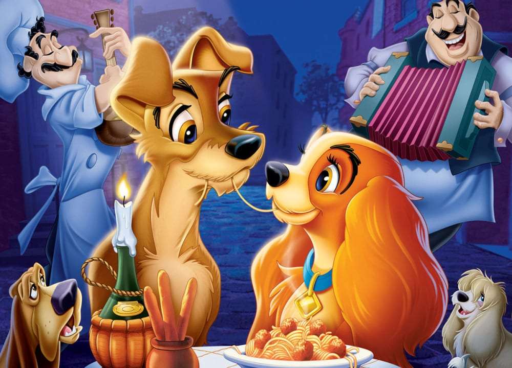 lady and the tramp puzzle online from photo