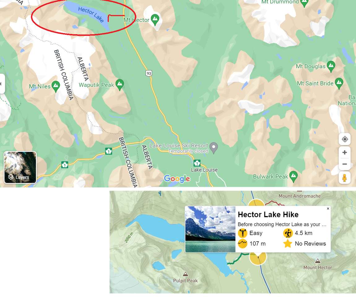 Spur in Banff Online-Puzzle vom Foto