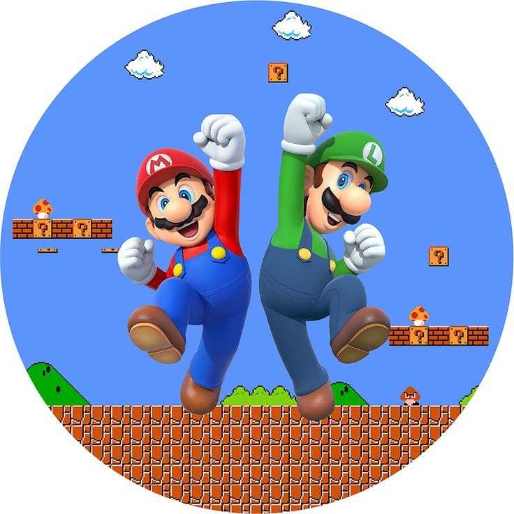 Mario tesók online puzzle